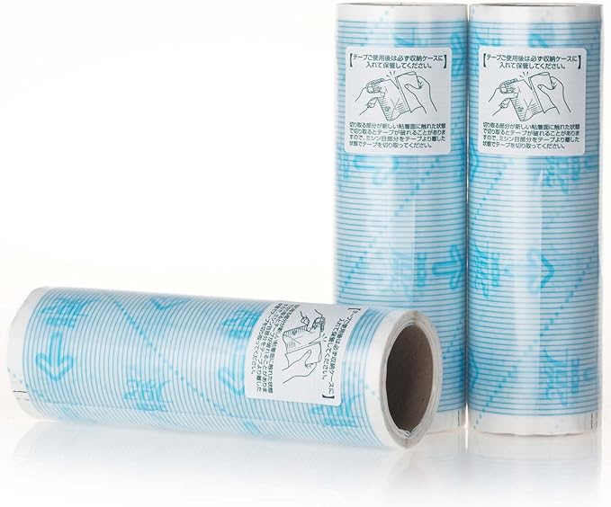 Pet Hair Lint Roller Refills Pet Hair Removal Refills, Japanese UNIKON 802 Sticky Mop Refill 90 Sheets, 3 Packs