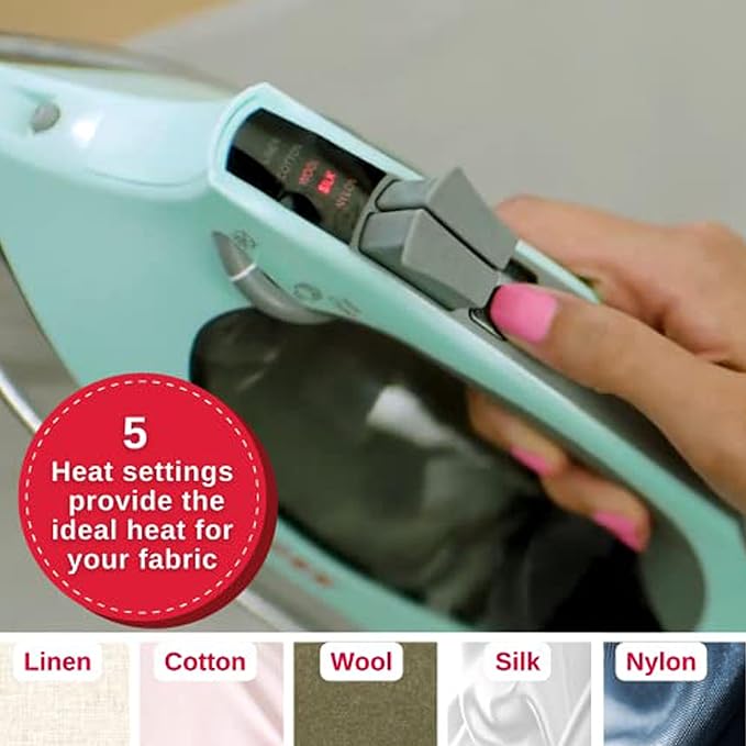 SINGER SteamCraft Plus Digital Display Iron, Five Fabric Settings, OnPoint Tip for Easy Ironing, 1750W, Vertical Steam, 300ml Tank, Stainless Steel Soleplate, Auto Shut Off after 30 Minutes