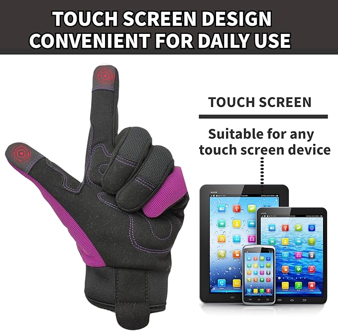 Thorn Proof&Puncture Resistant Gardening Gloves with Grip,Garden Gloves for Women, Leather Work Gloves,Gifts