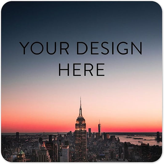 100 Custom Vinyl Stickers - Upload Your own Image, Text, Design, Logo - Personalized Logo Labels for Handmade, Packaging, Bottle, Jars, Candle, Brand Stickers (City, 2x2 Square)