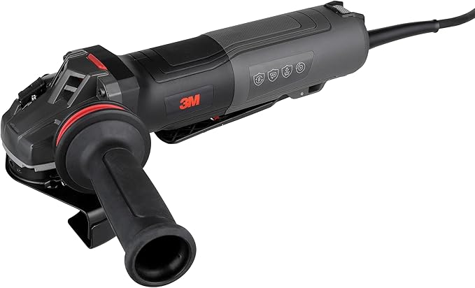 3M Electric Angle Grinder, 11129, VS, 4.5-5 in Paddle Switch, 13-Amp, 120V, for Cutting, Grinding, Polishing and Rust Removal,1 EA