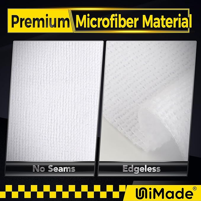Shop Towels, 100 Pack Commercial Grade Work Rags Microfiber Towels for Cars Cleaning Rags Bulk Detailing Cloth for Automotive Bar Mechanic Restaurant Garage Housekeeping, 11.5"x 11.5", White