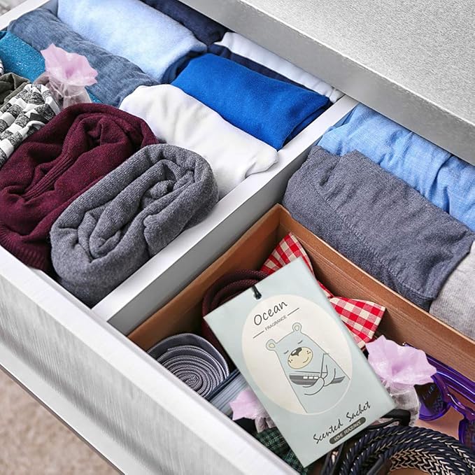 14 Packs Ocean Scented Sachets Bag for Drawer and Closet Xmas Gift 15 Scents Optional