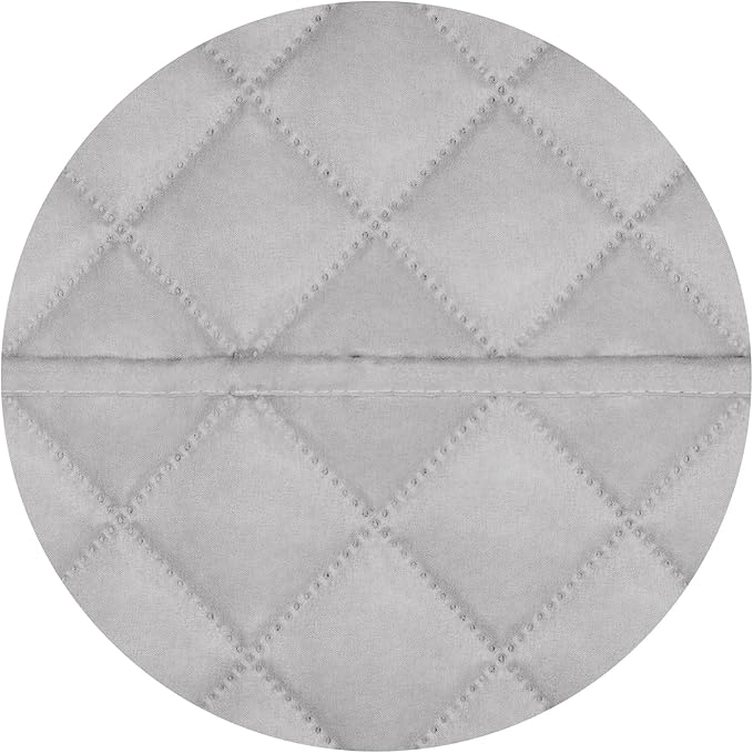 PureFit Reversible Quilted Sofa Cover, Water Resistant Slipcover Furniture Protector, Washable Couch Cover with Non Slip and Elastic Straps for Kids, Dogs, Pets (Loveseat, Light Gray/Light Gray)