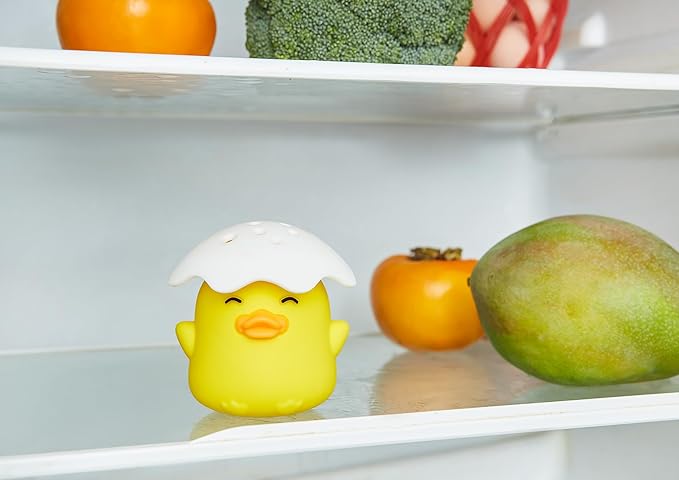 Duckling Refrigerator Deodorizer, Refrigerator Odor Absorber Refrigerator Odor Eliminator, Can Absorb Odor, Food Grade Refrigerator Odor Eliminator (pink)