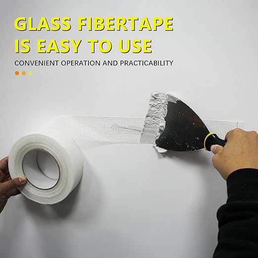 10" 100 Feet Drywall Joint Tape, Self-Adhesive Encrypted Fiberglass Drywall Repair Mesh Tape for Wall Cracks and Seam Patch