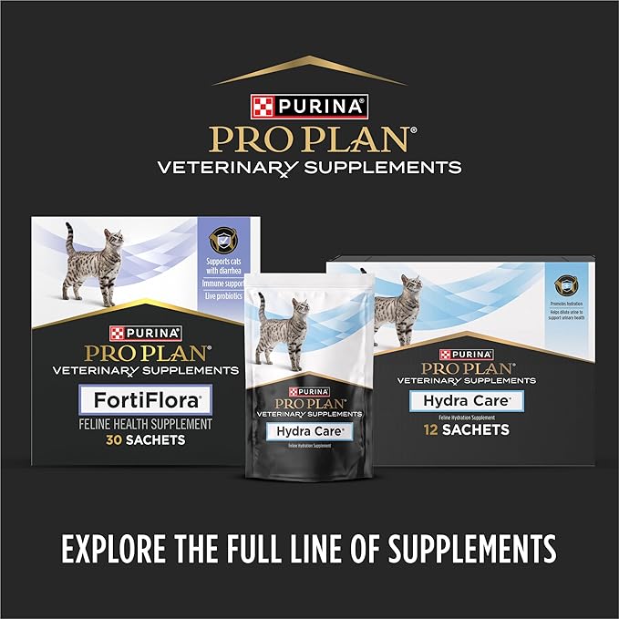 Purina Pro Plan Veterinary Supplements FortiFlora Cat Probiotic Supplement for Cats with Diarrhea - 30 ct. Box