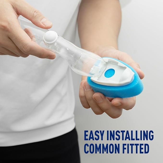 Scrub Dots Dishwand Refills Sponge Heads, Dish Wand Refill, Scrubber Replacement Head, Non Scratch Brush Soap Filled Dispensing Handle,Heavy Duty Dishwashing Pads Dispenser Dishwasher Cleaning