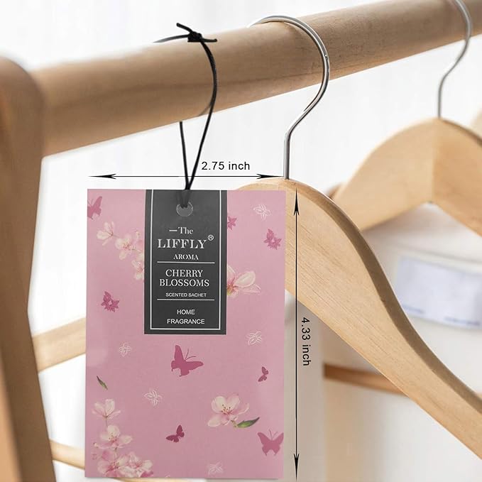 14 Packs Scented Sachets Bags for Drawers and Closets Long-Lasting Home Fragrance Sachet Lavender Cherry Blossoms Lilac Fresh Linen Eucalyptus Peppermint Lemongrass 7 Scent Gift Box
