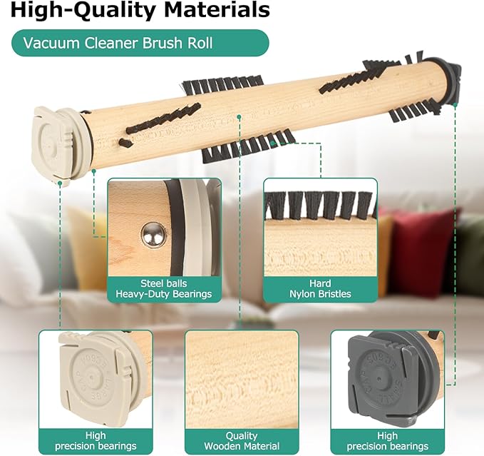 KEEPOW Vacuum Cleaner Brush Roll Compatible with Kirby G3/G4/G5/G6/Sentria, Ultimate G & Avalir Avalir 2– Vacuum Attachments Replacement Parts for Deep Carpet Cleaning