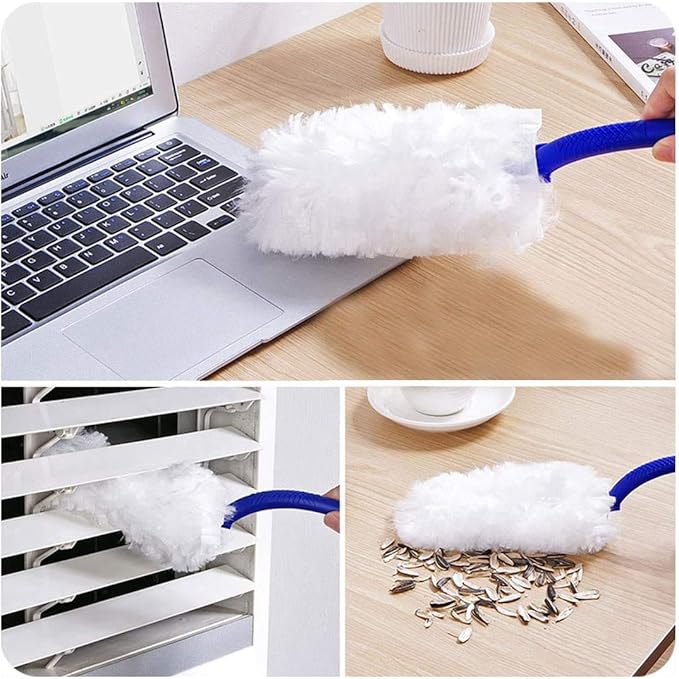 360 Degree Duster Refills White and Blue Replacement Heads 20 Counts