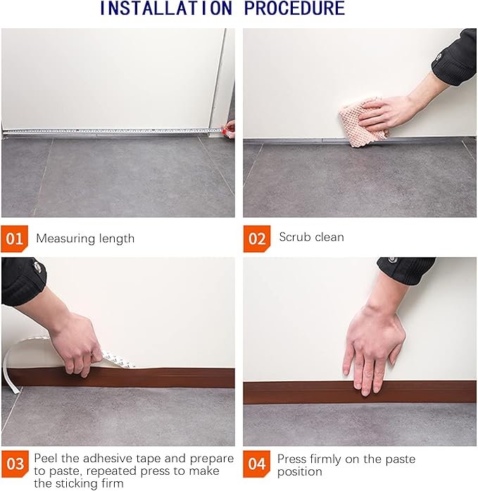 TAROSE Weather Stripping, Silicone Door Seal Strip Door, Window, Transparent 16 Feet Long, White (Width 25mm)