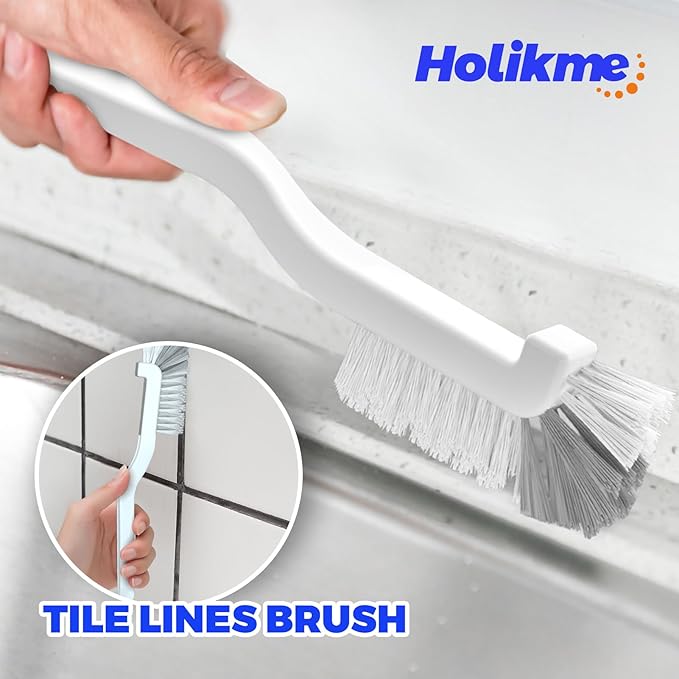 Holikme 6Pack Kitchen Cleaning Brush, Green