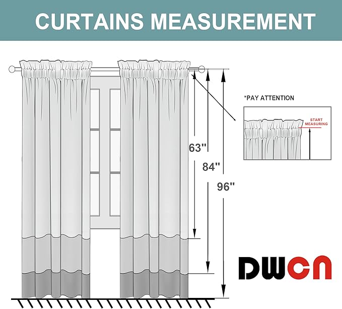 DWCN Blackout Curtains for Bedroom – Thermal Insulated Energy Saving Drapes for Living Room, Brown, W 38 x L 84 Inch, Set of 2 Rod Pocket Curtain Panels