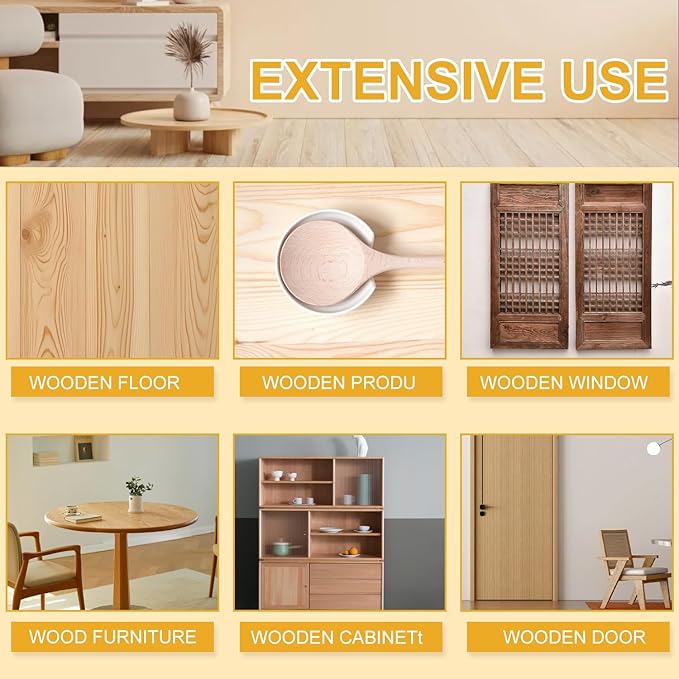 2PCS Natural Beeswax Care Spray & Restorer, The Original Beeswax Spray, Wood Seasoning Beewax For Furniture Floor, for Furniture, Floor, Tables, Cabinets