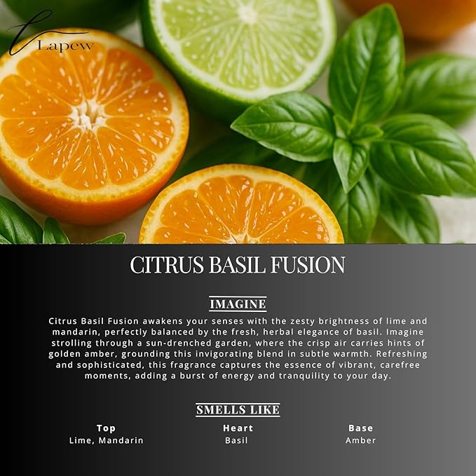 Citrus Basil Fusion Carpet Freshener Powder: Powerful Odor Eliminator for Home, Upholstery Deodorizer, Carpet Deodorizer, Pet Urine, Cat Litter Box - Citrus Basil Fusion Fragrance