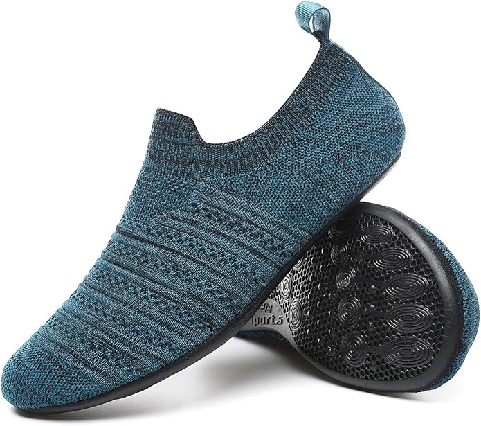Adult Indoor House Slippers Socks Lightweight Non Slip Grip House Home Shoes for Women Men
