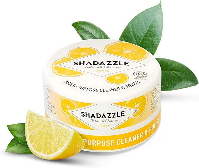 Shadazzle Natural All Purpose Cleaner and Polish – Eco friendly Multi-purpose Cleaning Product (1 Pack, Lemon)