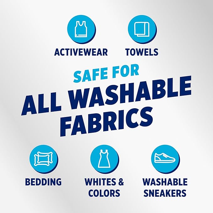 OxiClean Odor Blasters Fabric Rinse, 4-in-1 Clean Rinse Formula, Laundry Additive and Odor Eliminator for Sweat and Musty Odors, Sparkling Fresh Scent, 50 fl oz