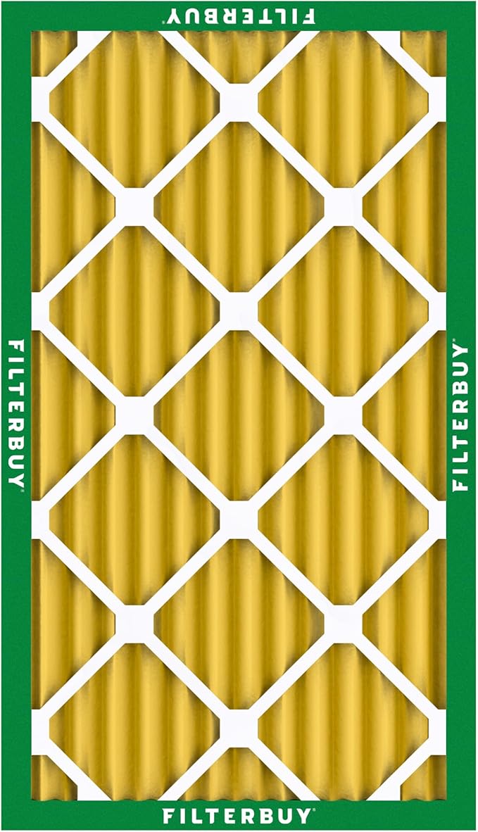 Filterbuy 16x24x2 Air Filter MERV 11 (MPR 1200) Allergen Defense Replacement (4-Pack), Electrostatic Pleated HVAC AC Furnace Filters, Made in USA (Actual Size: 15.38 x 23.38 x 1.75)