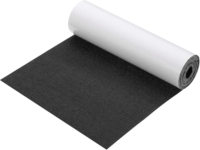 PATIKIL 70x6.2 Inch Linen Repair Tape, Repair Fabric Patch Self Adhesive Couch Patch Line Repair Patch for Furniture Sofa Car Seats Office Chairs, Black