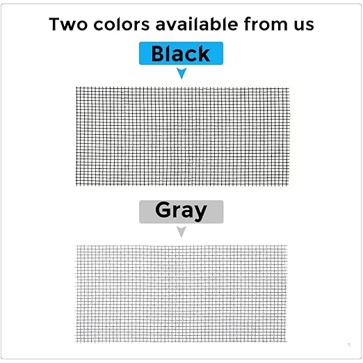 Grey Window Screen Repair Tape, 4IN X 25FT (300IN) Screen Repair Kit for Windows or Doors, Strong Adhesive Patch Kit Fiberglass Mesh Tape