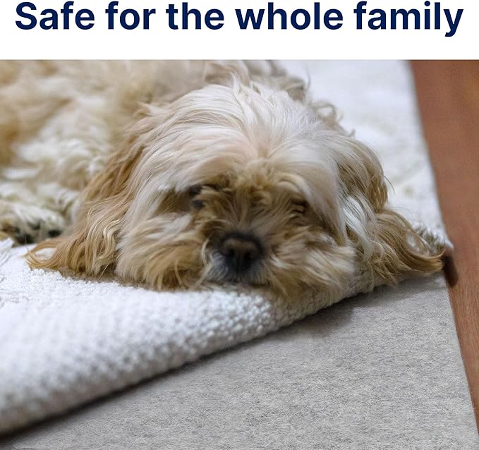 RUGPADUSA - Eco-Plush - 9'x11' - 1/4" Thick - 100% Felt - Premium Cushioned Rug Pad - Available in 3 Thicknesses, Many Custom Sizes