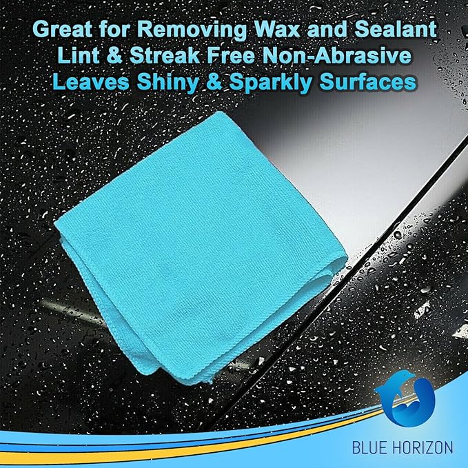 Microfiber Cleaning Cloths - 36 Pack, 16x16 Reusable, Lint-Free, Highly Absorbent Towels for Home, Kitchen, Car Detailing & Windows - Soft, Durable, Washable Cleaning Rags (Mix Color, 16" x 16")