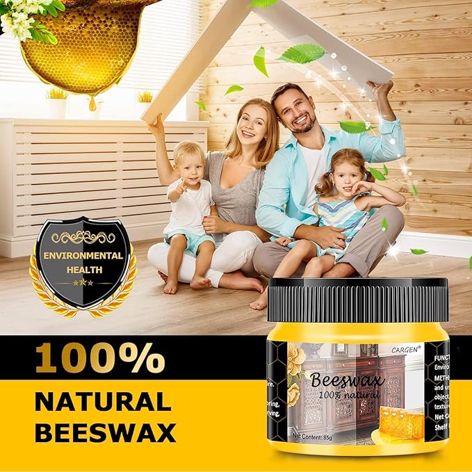 CARGEN 3 PCS Wood Seasoning Beewax Natural Beewax Traditional Wood Wax Multipurpose Beeswax Furniture Polish for Wood Polish Furniture Care