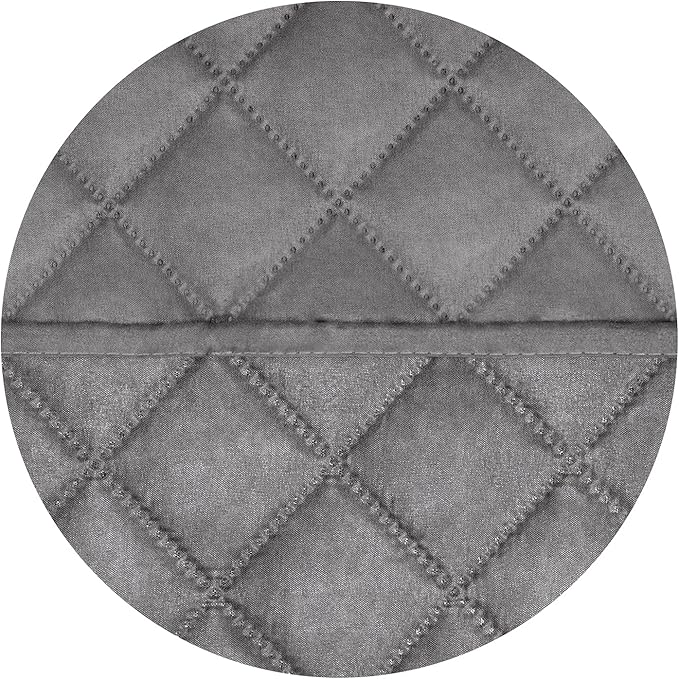 PureFit Reversible Quilted Sofa Cover, Water Resistant Slipcover Furniture Protector, Washable Couch Cover with Non Slip and Elastic Straps for Kids, Dogs, Pets (Small Recliner, Gray/Gray)
