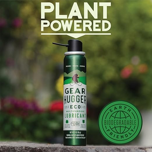 Gear Hugger Multipurpose Lubricant - Eco-Friendly (3 oz, Pack of 6), Rust Remover - Garage Door Lubricant Spray, Door Hinge Lubricant & Lock Lubricant - Plant-Based, No Petroleum, No PTFE