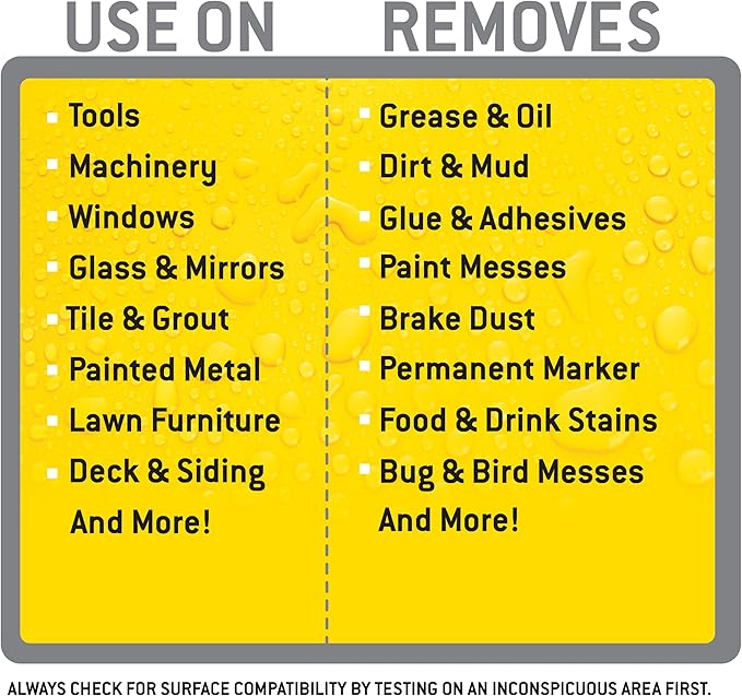 Tub O' Towels Heavy Duty Cleaner and Degreaser Spray Helps in Removing Oil Tar Paint Dirt Caulk Grease Grime Gunk Epoxies, Industrial Strength, Home & Auto, Made In USA, Citrus Scent, 24oz, 3-Pack