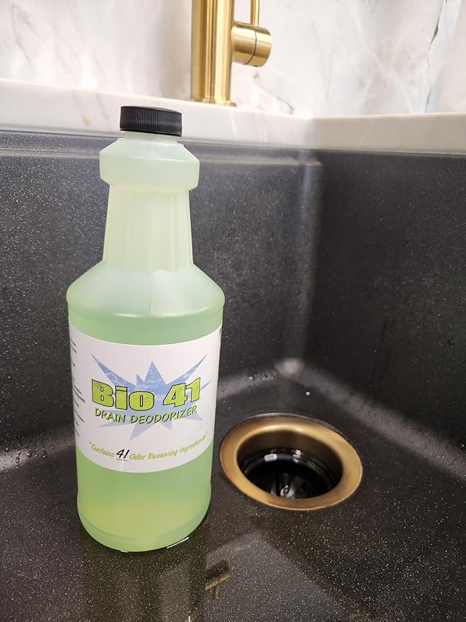 Drain Deodorizer- Odor Eliminator - Commercial Drain Deodorizer - Neutralizer Sewer Gas Smell Remover – 32 Ounce
