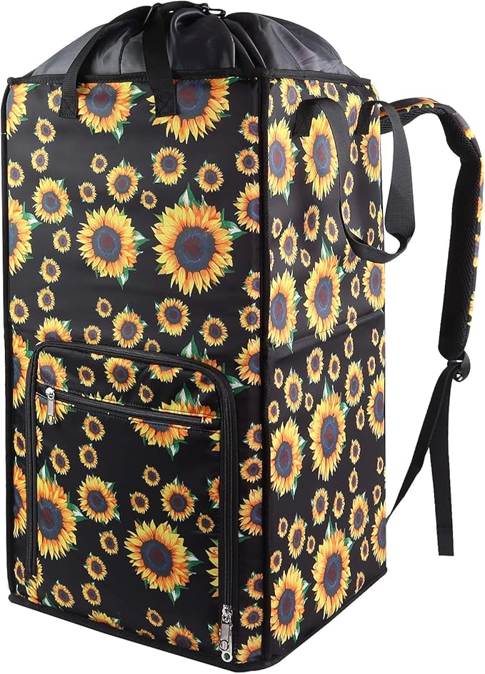 Bukere Laundry Hamper, Extra Large 2 in 1 Laundry Backpack Bag for College Students Dorm Essentials, Adjustable Shoulder Straps, Freestanding Laundry Basket for Apartment, Laundromat, Travel