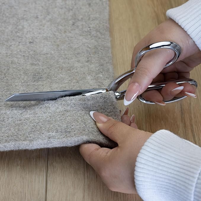 RUGPADUSA - Eco-Plush - 5'x8' - 3/8" Thick - 100% Felt - Extra Cushioned Rug Pad - Available in 3 Thicknesses, Many Custom Sizes