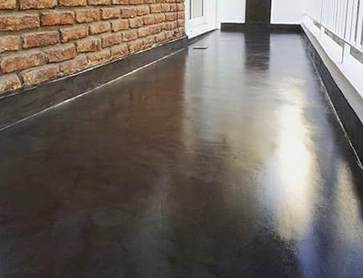 Coloredepoxies 10015 Black Epoxy Resin Coating Made with Beautiful and Vibrant Pigments, 100% Solids, for Garage Floor, Basements, Concrete and Plywood. 3 Gallon KIT