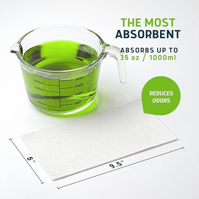 Lunderg Commode Liners with Absorbent Pads - Aloe Scent Medical Grade 50 Count Universal Fit - Disposable Bedside Commode Liners and Pads for Adult Chairs, Portable Buckets & Camping Toilet Bags