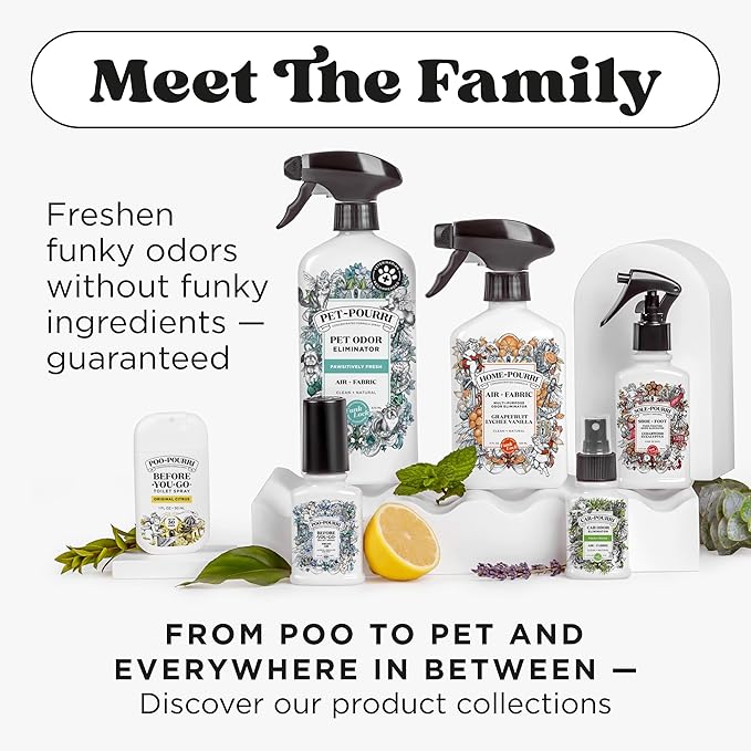Home-Pourri Air + Fabric Multi-Purpose Odor Freshener Spray, Grapefruit Lychee Vanilla, 11 Fl Oz - Vanilla and Grapfruit Lychee