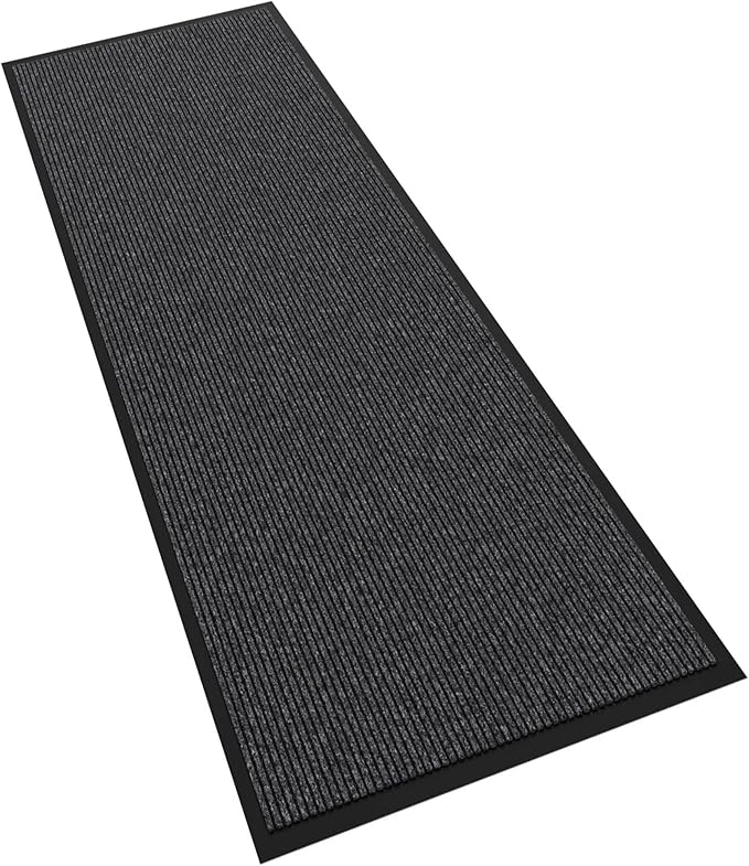 Front Door Mat, 72" x 24" Heavy Duty Indoor Outdoor Doormat, Non-Slip Welcome Mats for Entryway, Rubber Backing Low Profile Commercial Door Mats