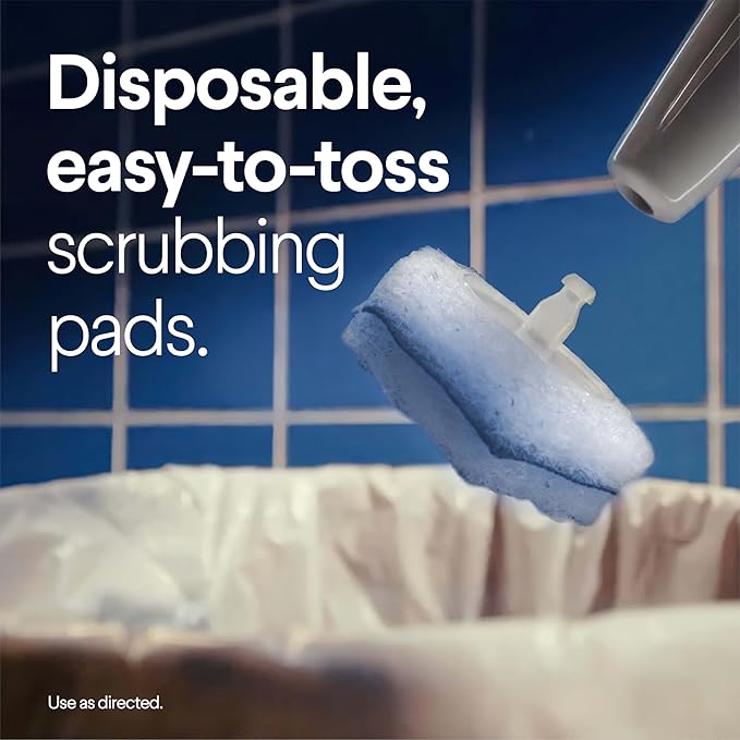 CLOROX ToiletWand Toilet Bowl Cleaner- Toilet Brush, Storage Caddy and 16 Disinfecting Refill Heads
