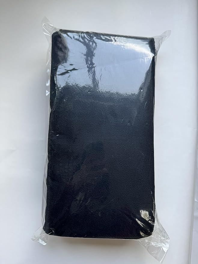 Microfiber Cleaning Cloth-24Pcs (13x13 inch) Ultra Soft Highly Absorbent Rags for Housekeeping-Machine Wash (Black)