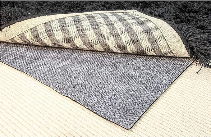 Hold-a-Rug Plush 9' x 12' Nonskid, Nonslip Rug Pad, Reversible Gripper, ¼ Thick, Safe for All Floors and Carpet, Keep Area Rugs Secure