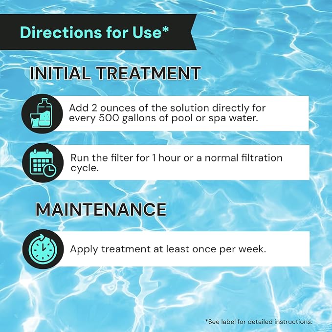 Spa Stain and Scale Control for Hot Tubs, Scale Metal & Stain Control for Hot Tubs, Prevent & Remove Stains in Hot Tubs with Our Hot Tub Water Softener & Spa Descaler Chemical - AquaDoc 32oz