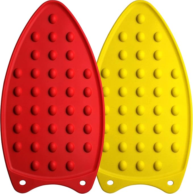 Savina Silicone Rest Pad for Ironing Board(2 Pack). Heat Resistant Pad, Thicker Version. Perfect Combination with Ironing Board and Mat.