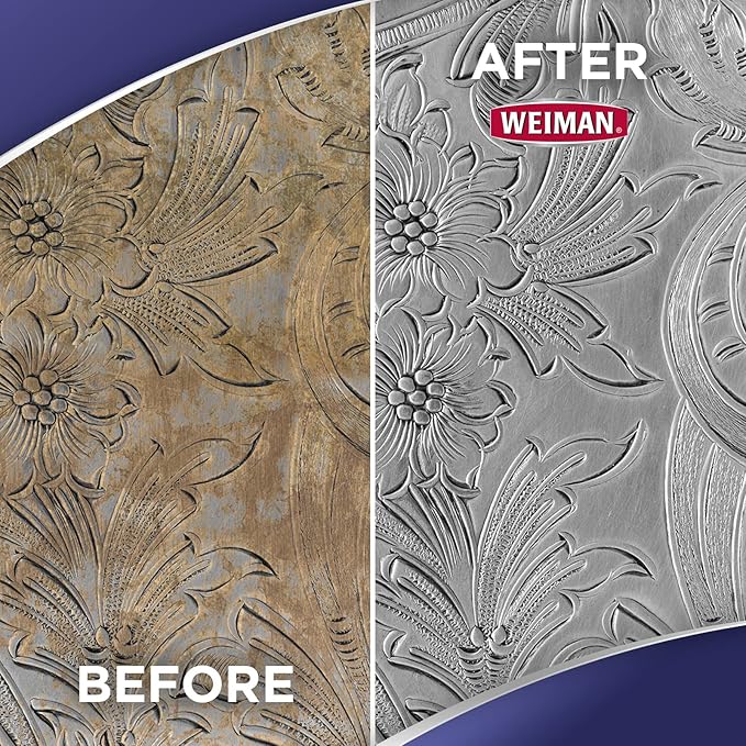Weiman Silver Polish and Cleaner - 8 Ounce - Clean Shine and Polish Safe Protective Prevent Tarnish