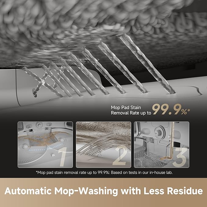 DREAME X50 Ultra White Robot Vacuum and Mop with Auto-Empty and Mop Self-Cleaning, 20,000Pa Suction, Obstacle Avoidance and 360° Navigation, Corner to Edge Deep Cleaning, Detangling Brush