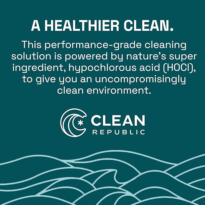 Clean Republic Multi-Purpose Disinfectant, Cleaning Spray, 32 Fluid Ounce Bottle, 4-Pack