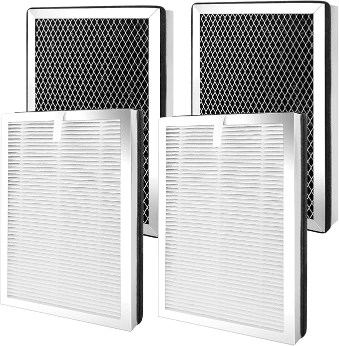 25 Replacement Filters Compatible with MA Series 25 Air Purifier B1/S1/W1, 3 in 1 H13 True HEPA Activated Carbon Filters