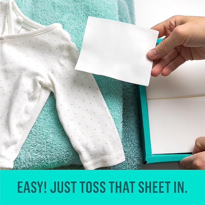 Rella Powerful Laundry Detergent Sheets, 120 Loads, Family Owned & Operated, Fresh Linen Scent, Biodegradable, Eco Friendly, Travel Laundry Detergent Sheets