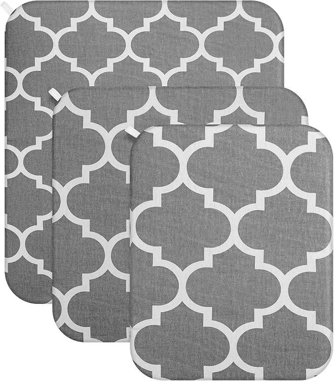 3 Pcs Heat Press Mats Compatible with Easypress 2 / Easypress Easy Press Mat Protective Resistant Double Sides Applicable Ironing Insulation for HTV Iron on Projects(Lantern Pattern)